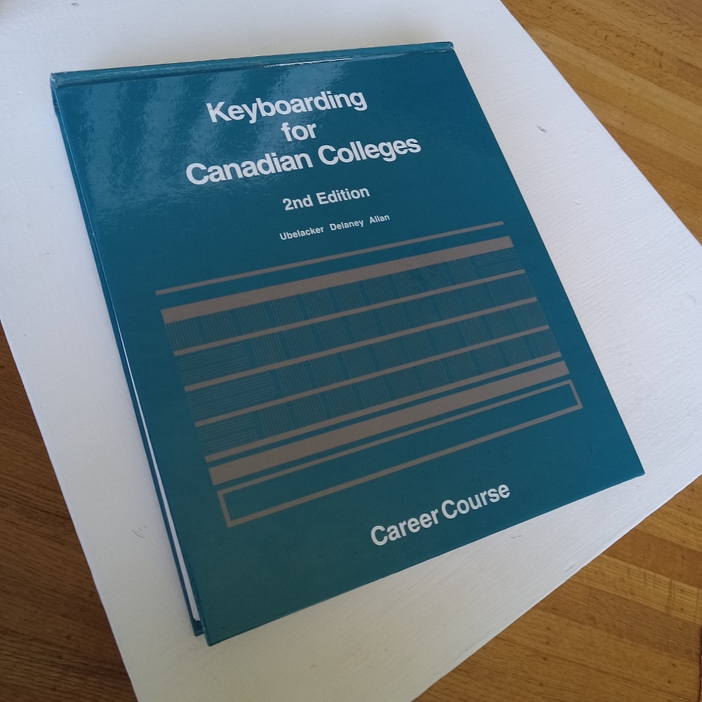Keyboarding for Canadian Colleges 2nd Edition Book